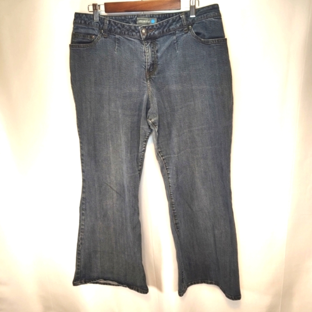 Venezia Plus Sized Stretch Flare Jeans
